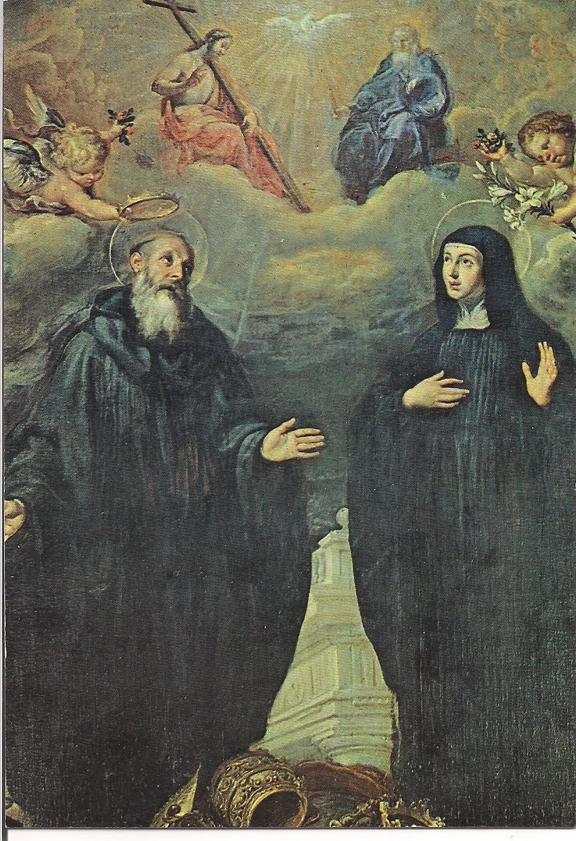 San Benito e santa Scolastica - Chiesa di san Placido, Madrid